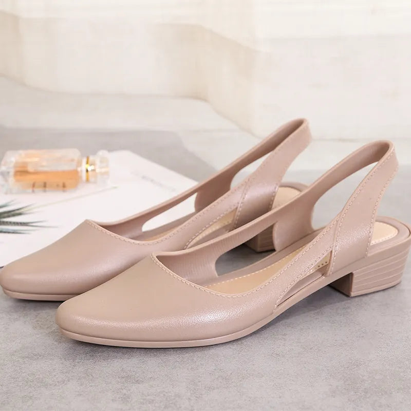 Elegant slingback flats
