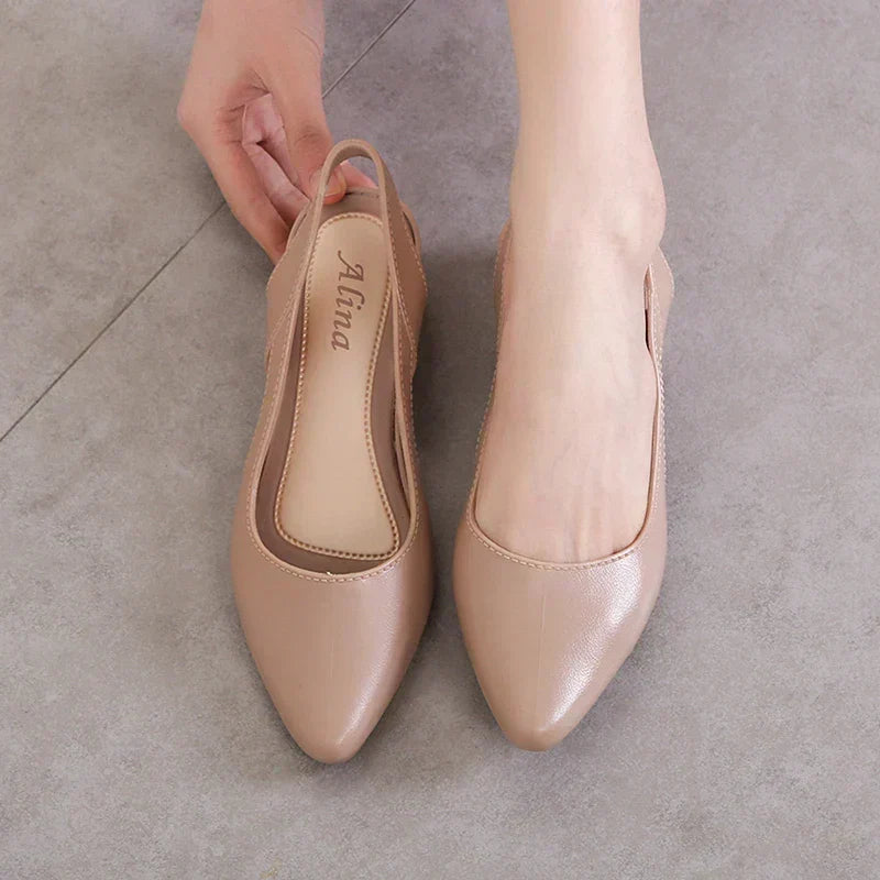 Elegant slingback flats