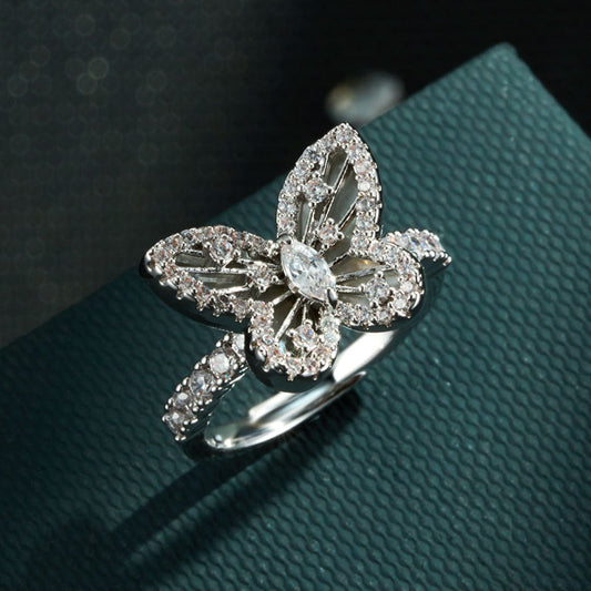 Statement Butterfly Ring