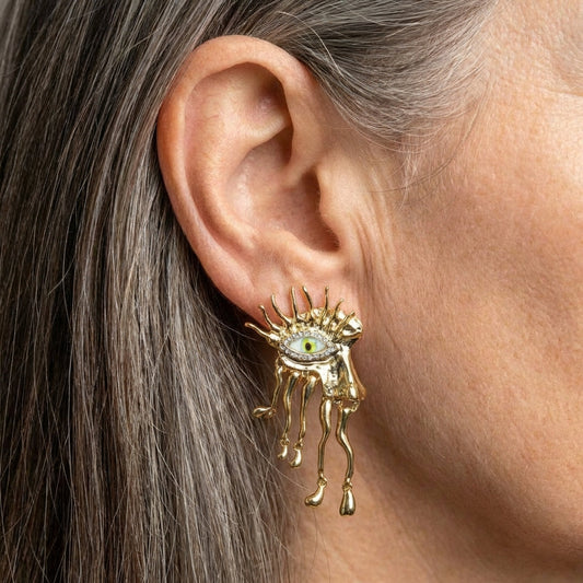 Statement Evil Eye Earrings