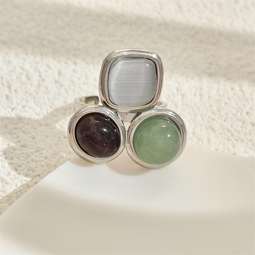 Statement Multi Stone Ring