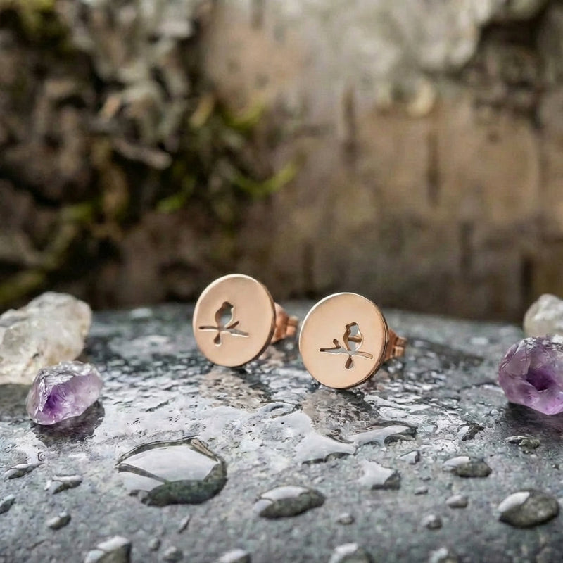 Vintage Bird Branch Earrings