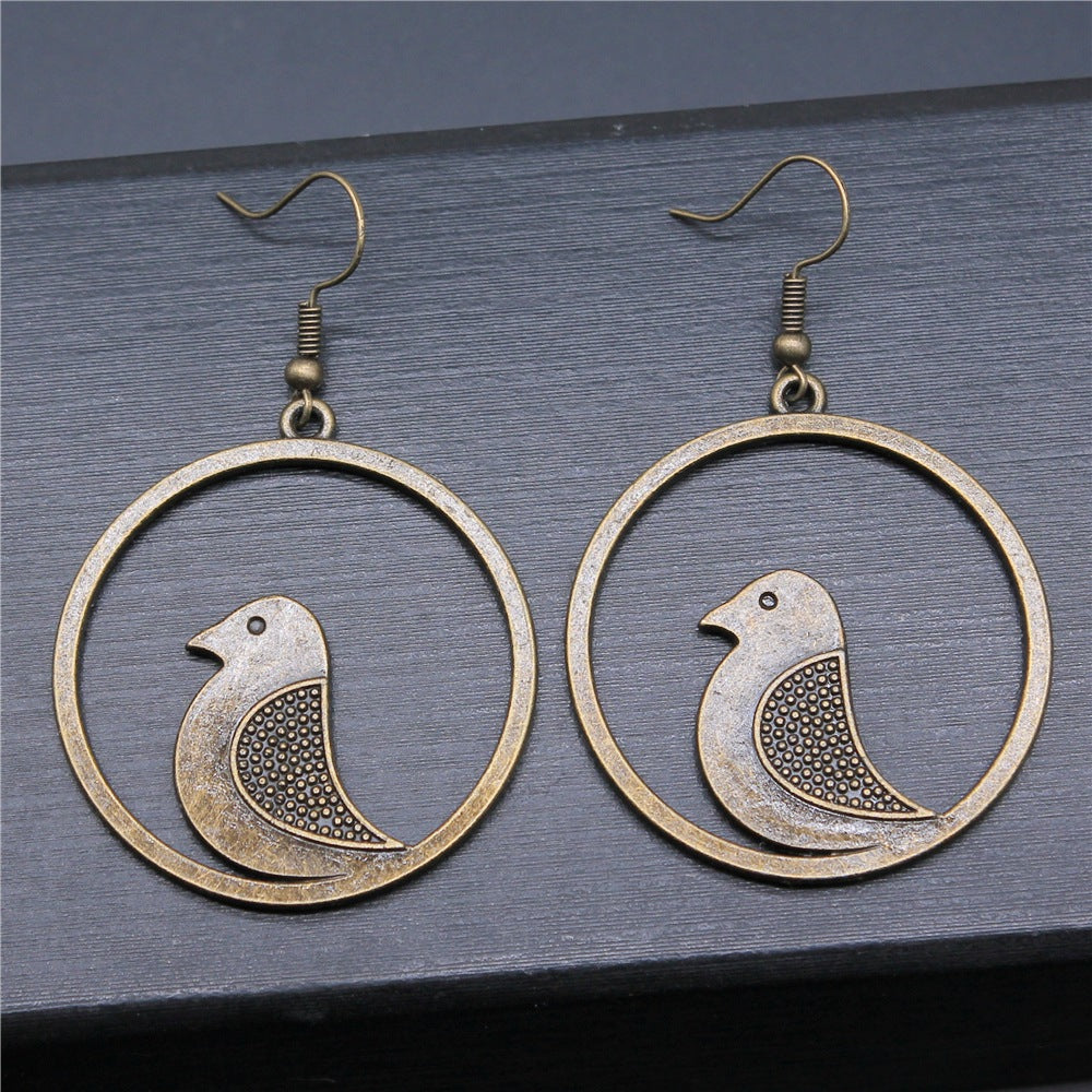 Vintage Bird Earrings