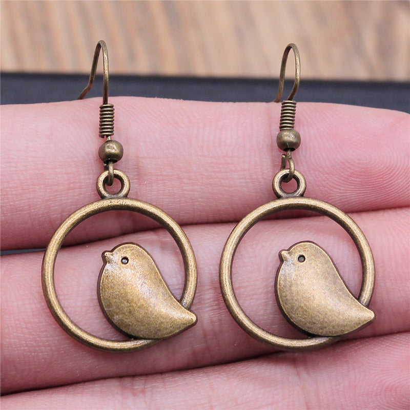 Vintage Bird Earrings