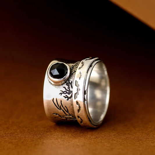 Vintage Black Onyx Ring