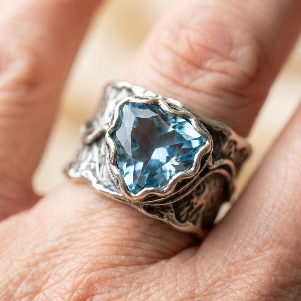 Blue Gemstone Ring