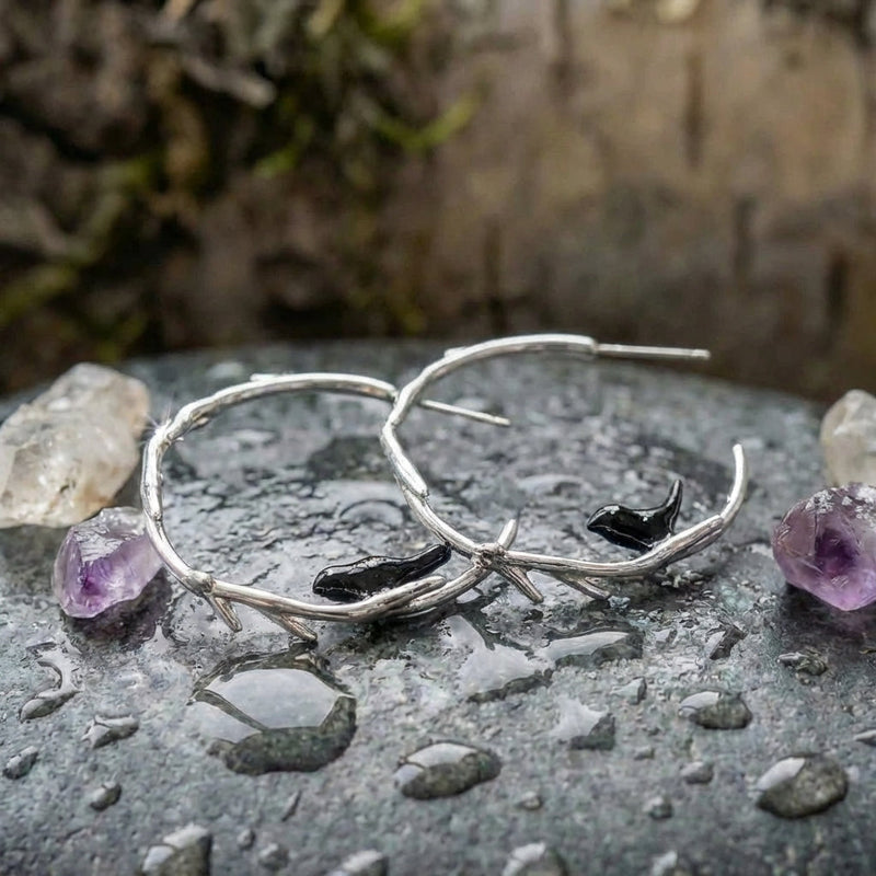 Vintage Branch Bird Earrings