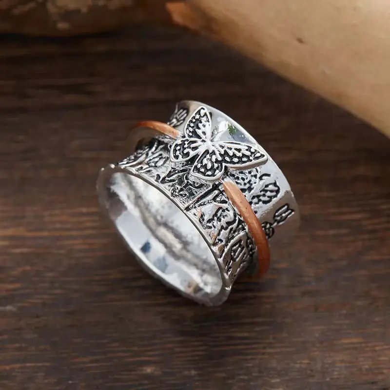 Vintage Butterfly Ring