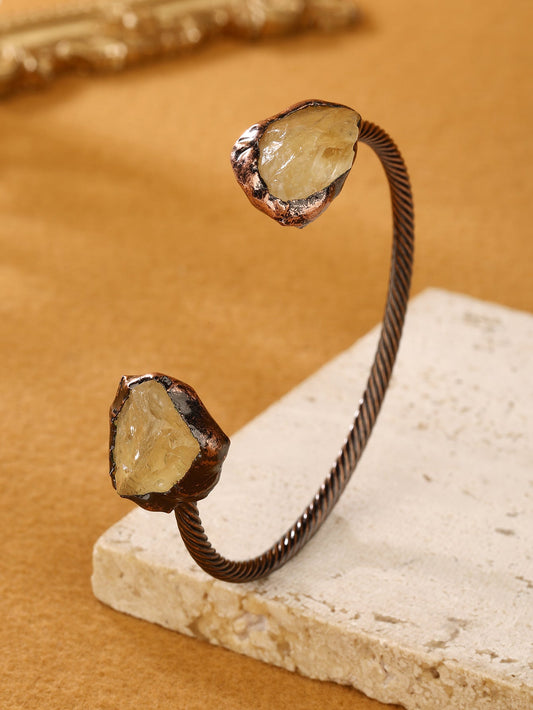 Vintage Citrine Cuff