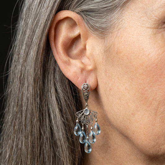 Crystal Dangle Earrings