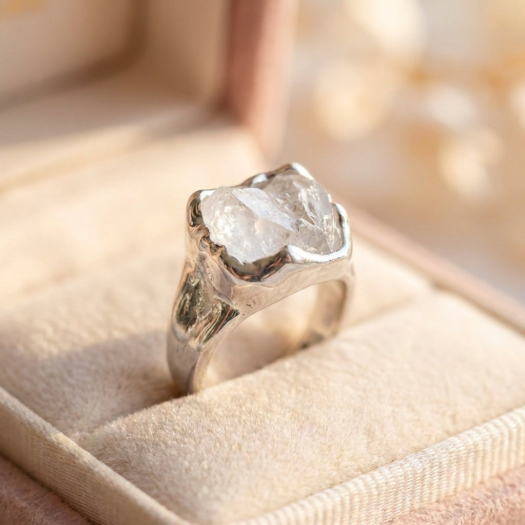 Vintage Crystal Statement Ring