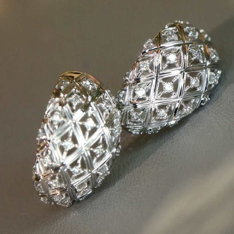 Vintage Diamond Earrings