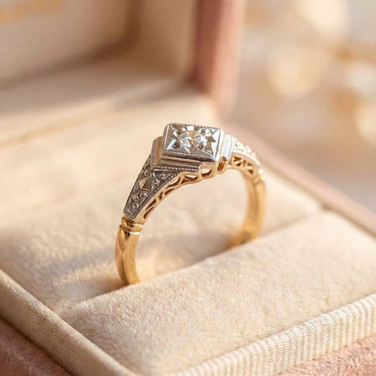 Vintage Diamond Engagement Ring