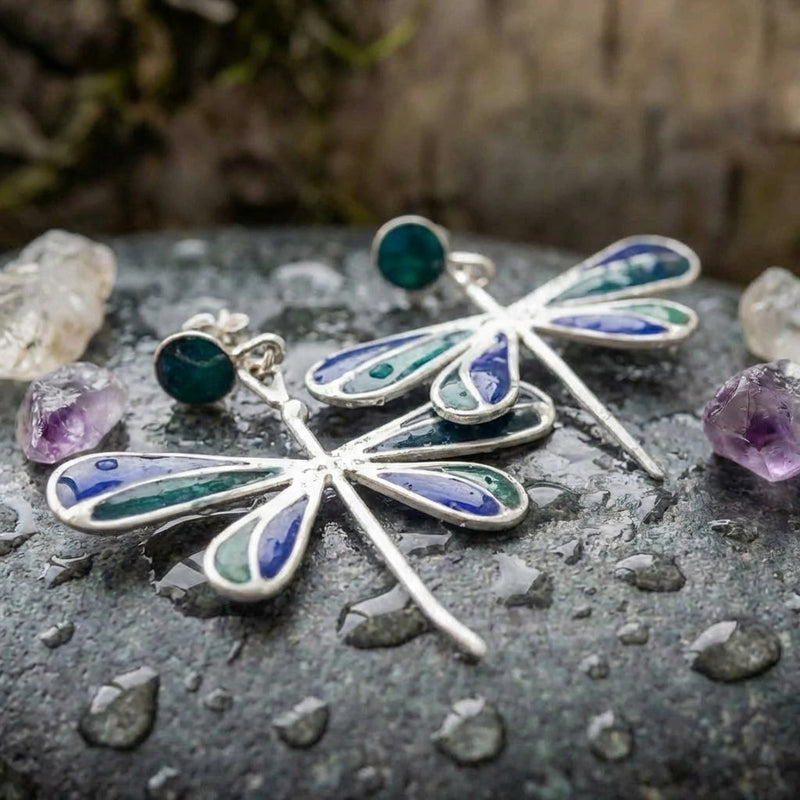 Vintage Dragonfly Earrings