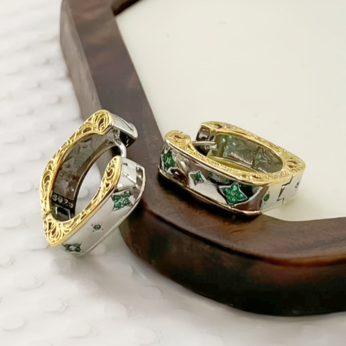 Vintage Emerald Earrings