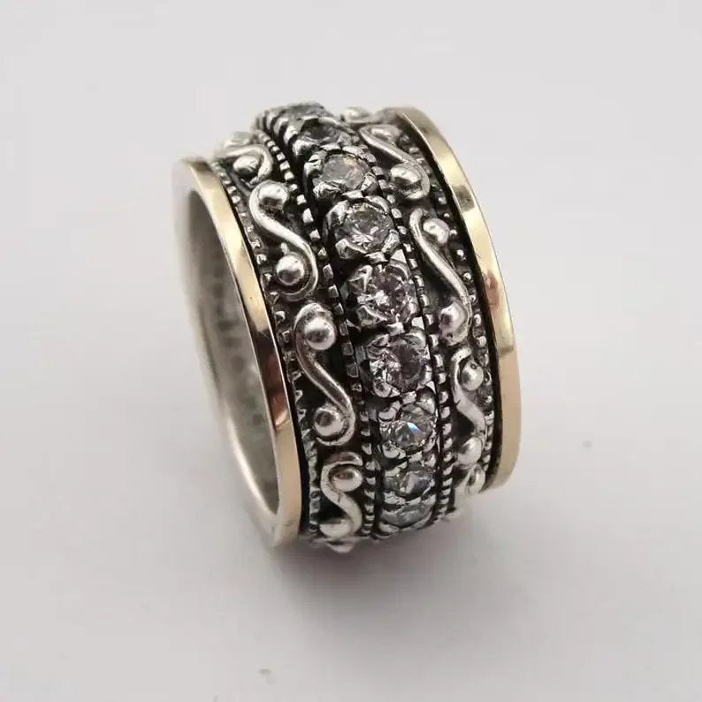 Vintage Ethnic Gemstone Ring
