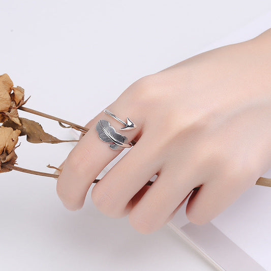 Vintage Feather Ring