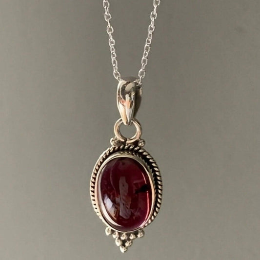 Vintage Garnet Necklace