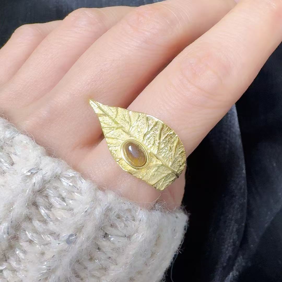 Vintage Gold Citrine Ring