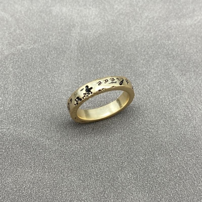 Vintage Gold Engraved Ring