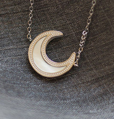 Vintage Moon Necklace