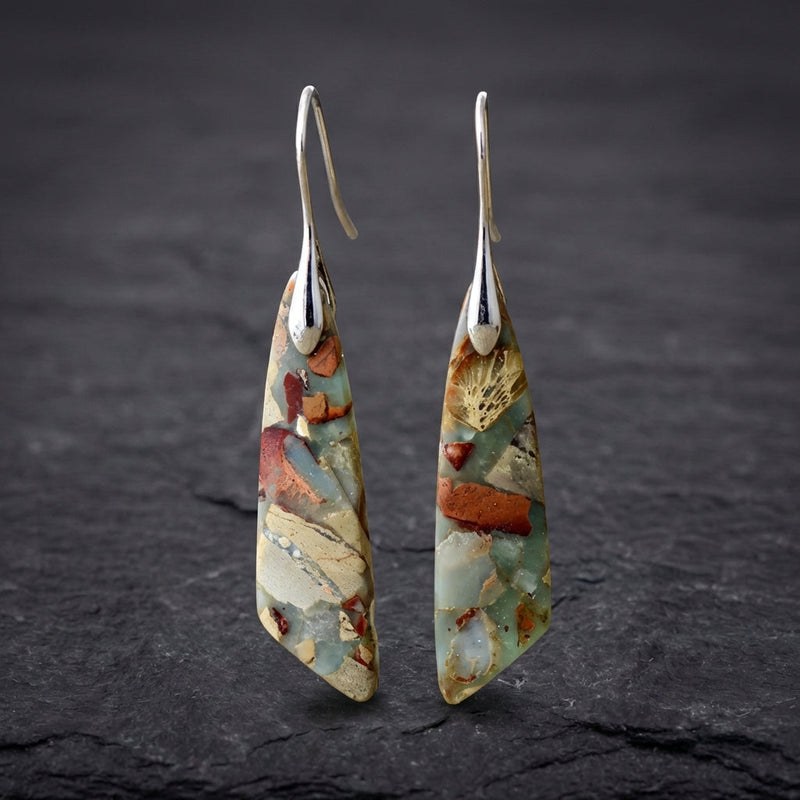 Vintage Nature Stone Earrings