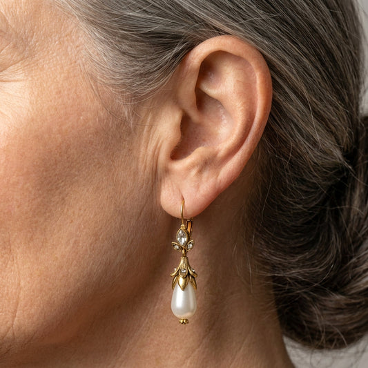 Pearl Dangle Earrings