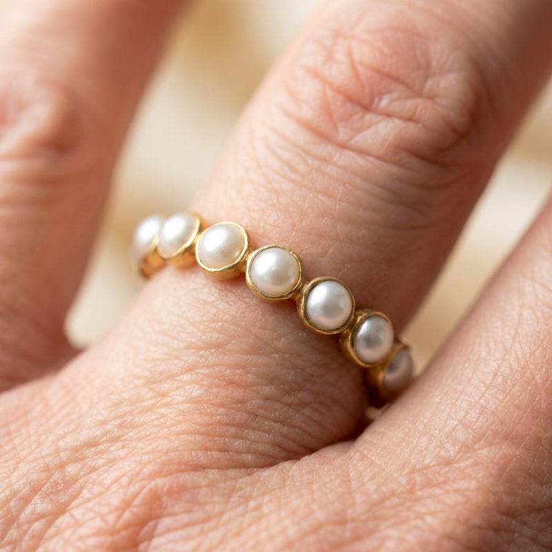 Pearl Gold Ring