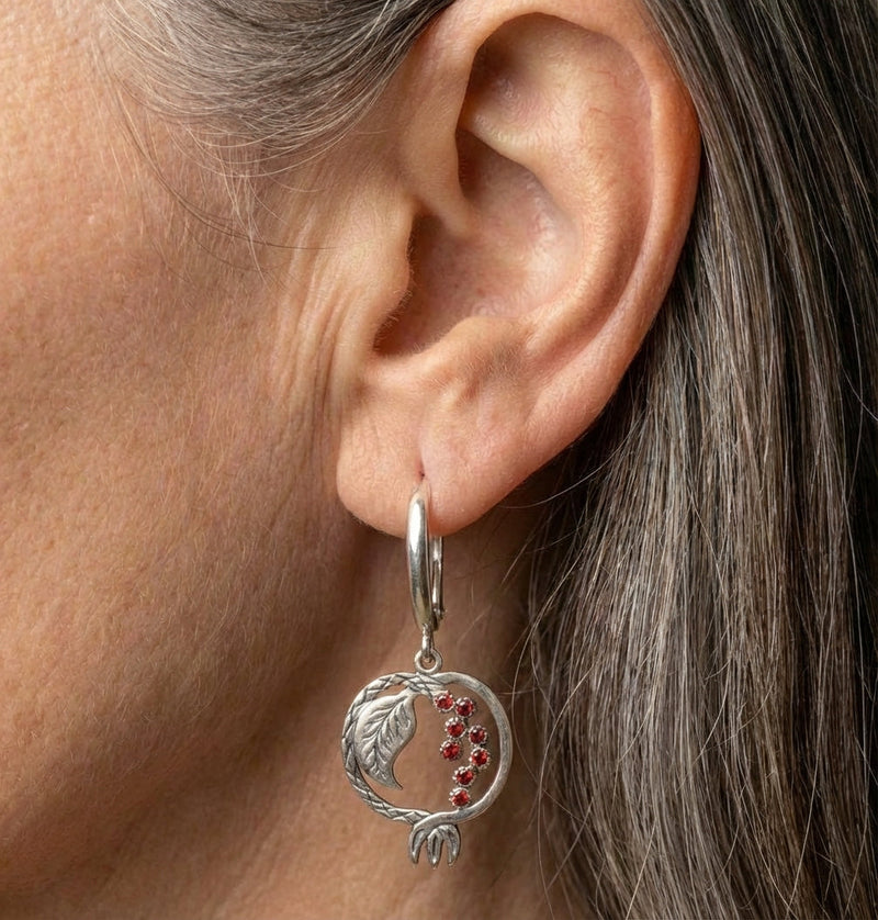 Pomegranate Earrings