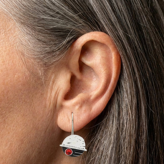 Red Stone Earrings