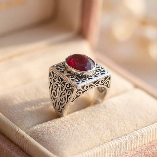Vintage Ruby Statement Ring