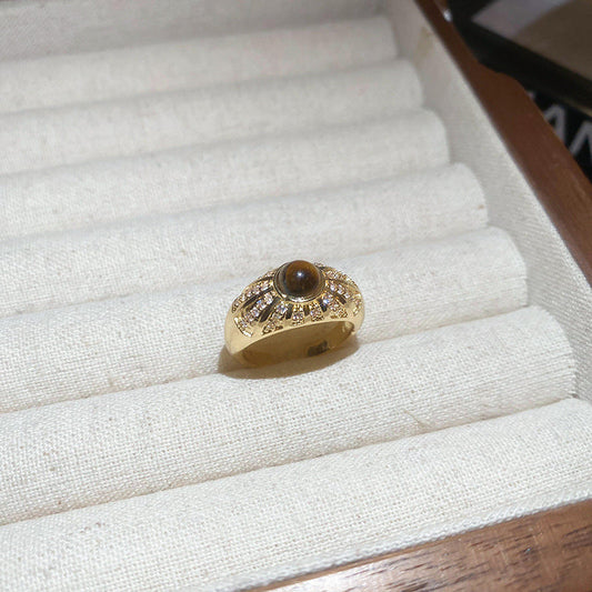 Vintage Tiger Eye Ring