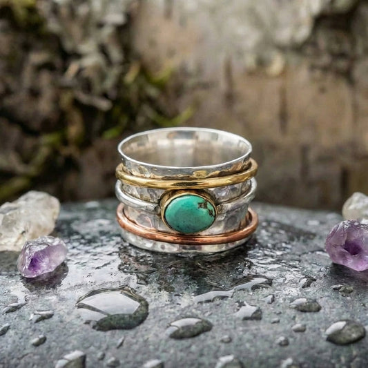Vintage Turquoise Statement Ring