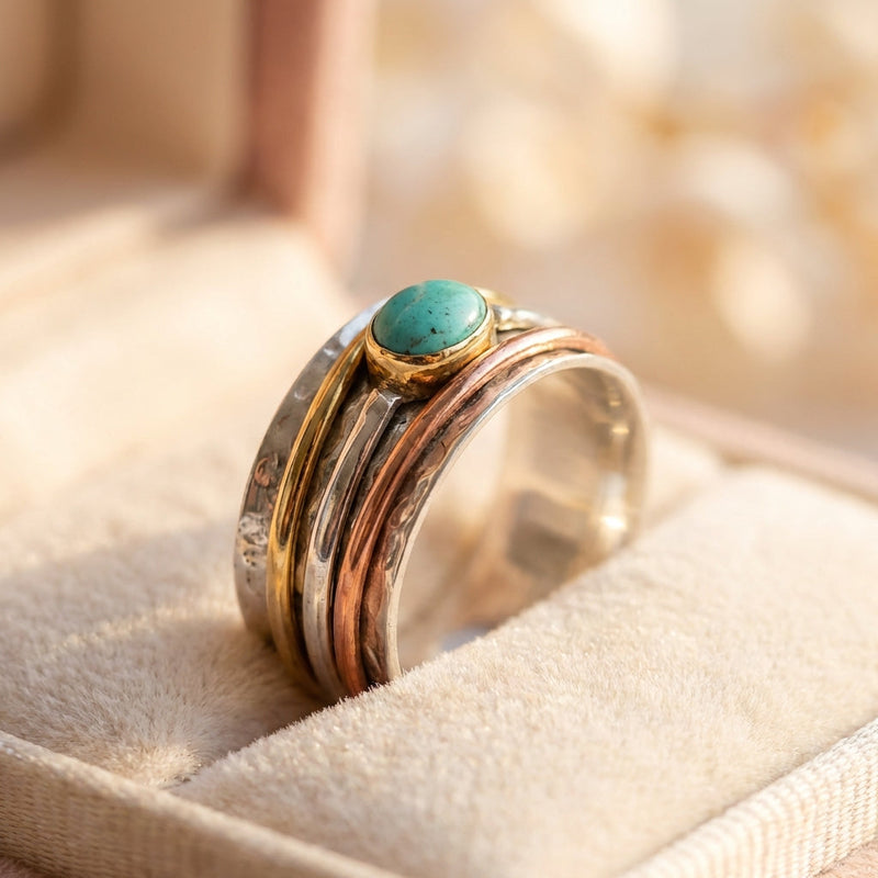 Vintage Turquoise Statement Ring