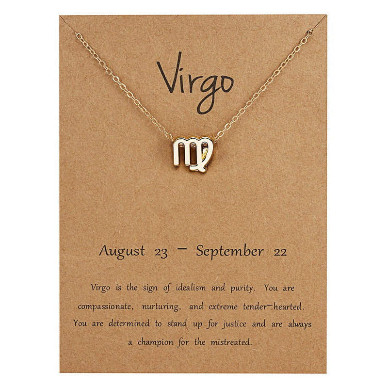 Virgo Zodiac Necklace