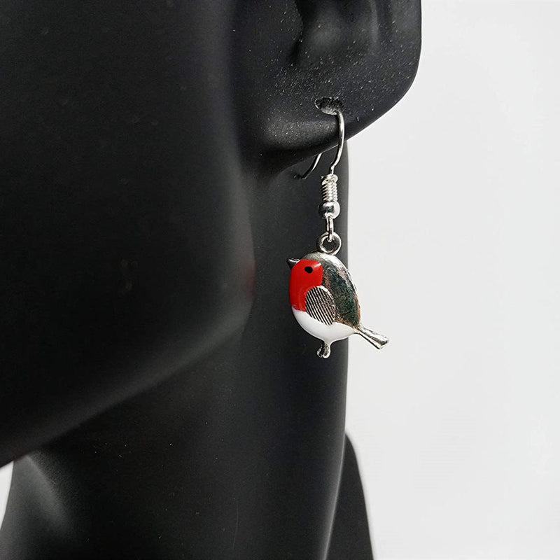 Whimsical Robin Earrings