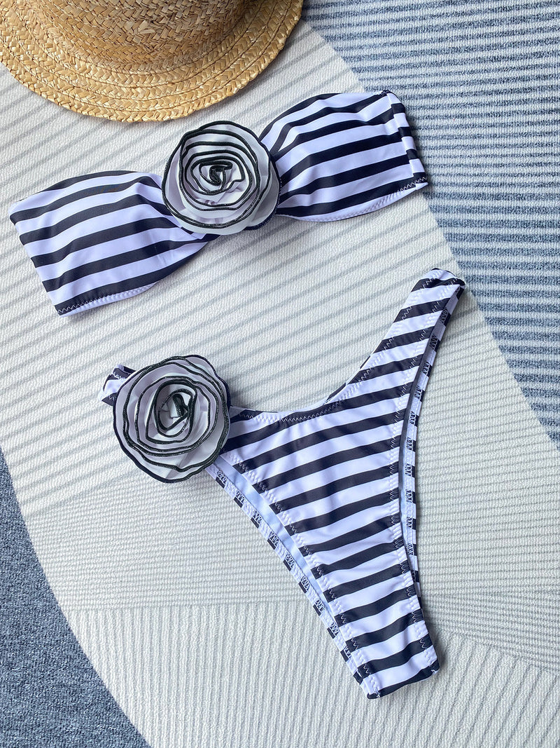 Vintage Inspired Bikini with a Contemporary Edge