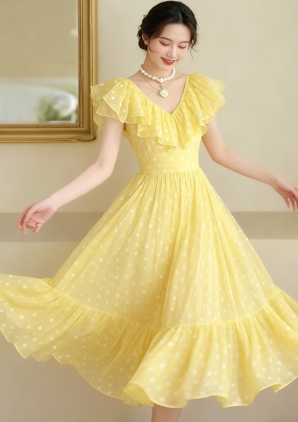 Elegantly Styled Dress for Everyday Wear