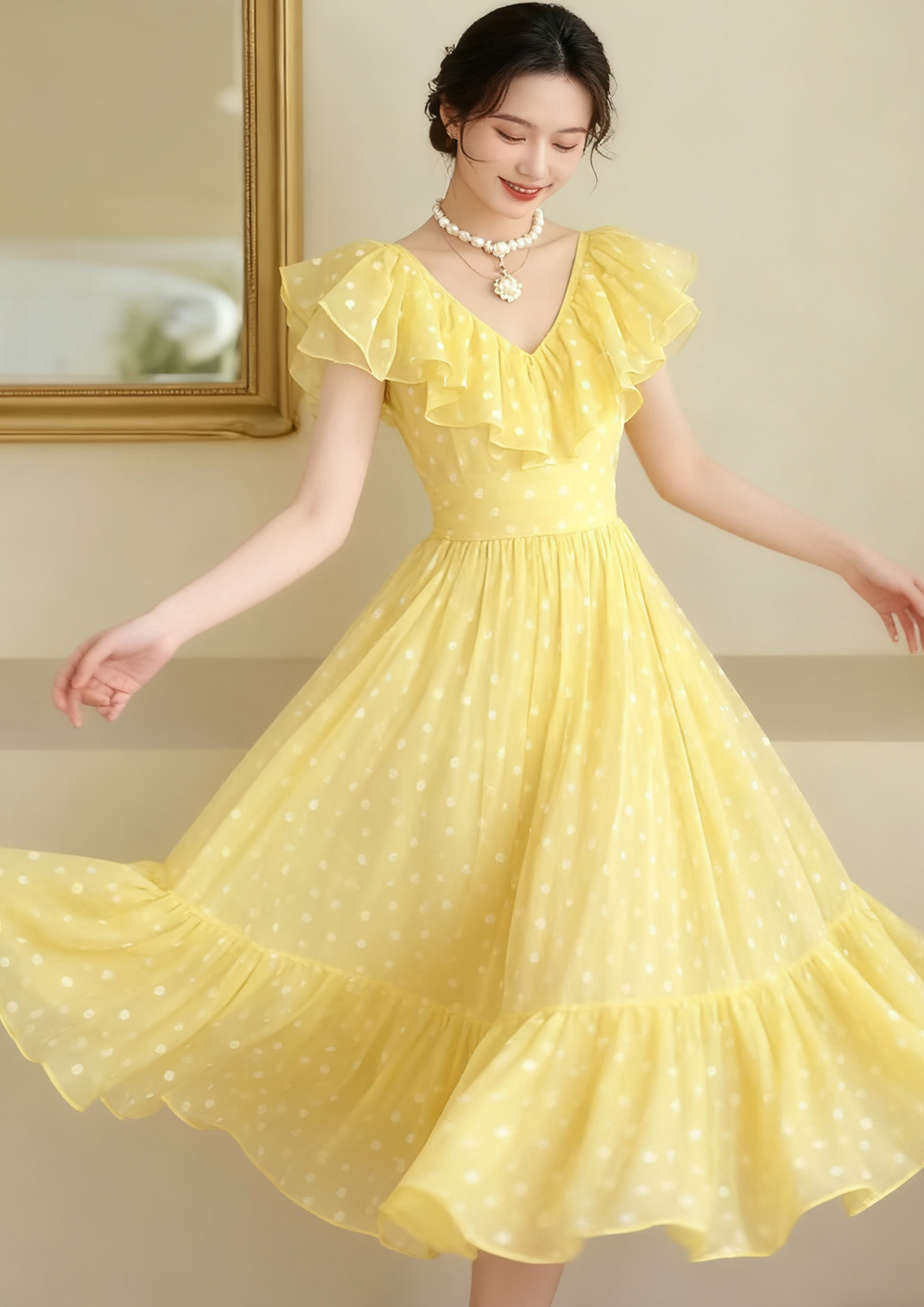 Elegantly Styled Dress for Everyday Wear