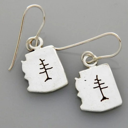 Vintage Hollow Tree Earrings
