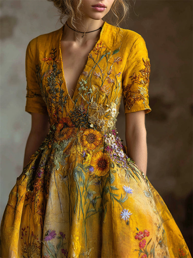 A Vintage Style Dress with Delicate Timeless Details