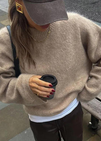 A Vintage Style Sweater with Delicate Timeless Details