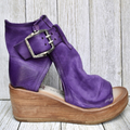Boho wedge sandals