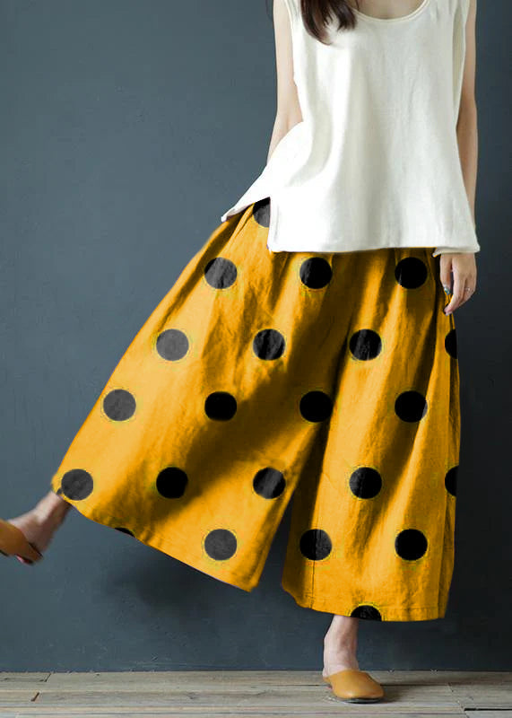 Yellow polka dots/Ships in 15 Days