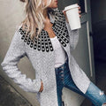 GRAY WITH DOTTED PATTERN