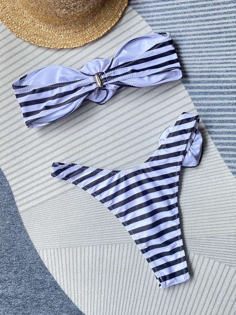Vintage Inspired Bikini with a Contemporary Edge