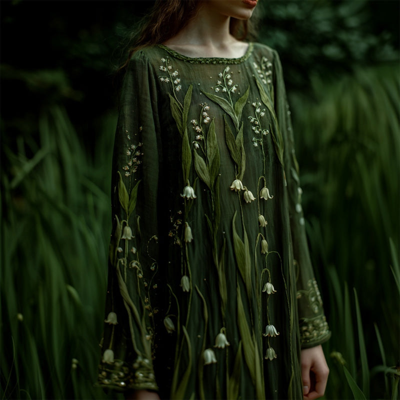 A Vintage Style Dress with Delicate Timeless Details