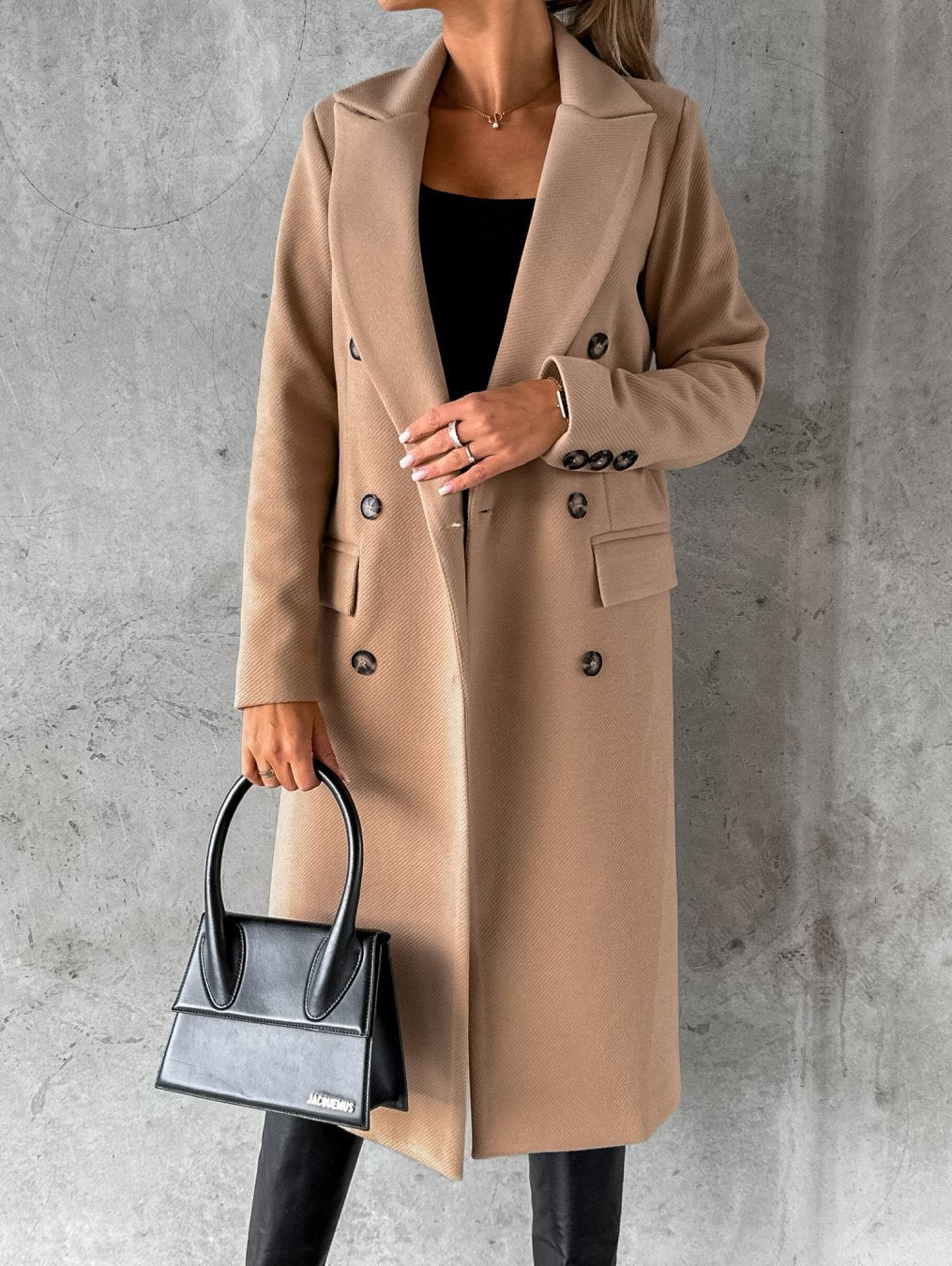 Elegant long jacket for women
