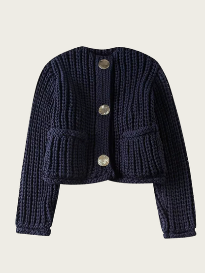 A Vintage Style Cardigan with Delicate Timeless Details