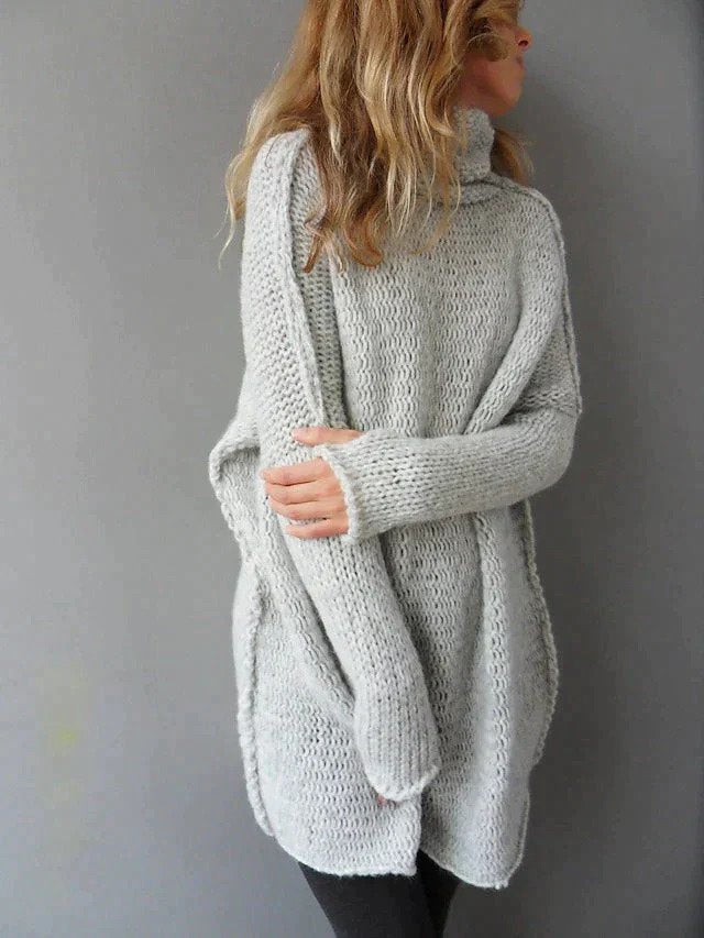 Cozy knitted turtleneck sweater